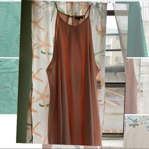 Blush pink plus size dress